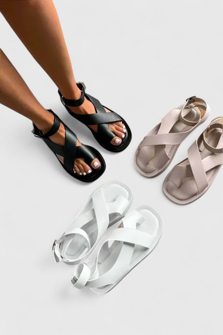 Lena – Sandali con fibbia regolabile e intersuola imbottita