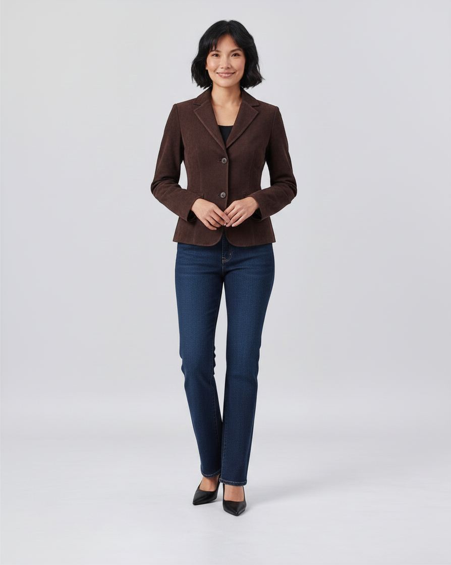 NATALIA – Blazer morbido con bottoni