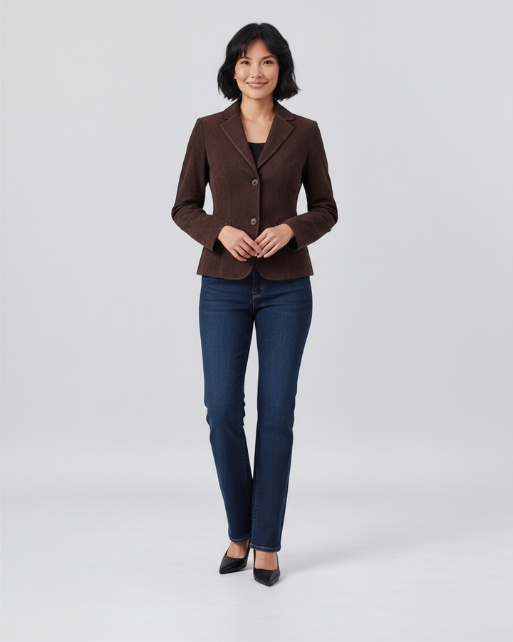 NATALIA – Blazer morbido con bottoni