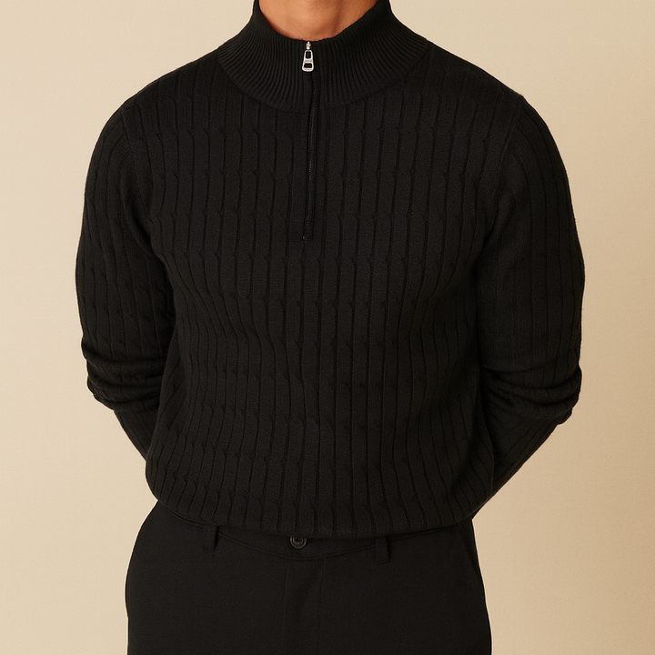 Marcivo Cresta Avorio Zip Knit