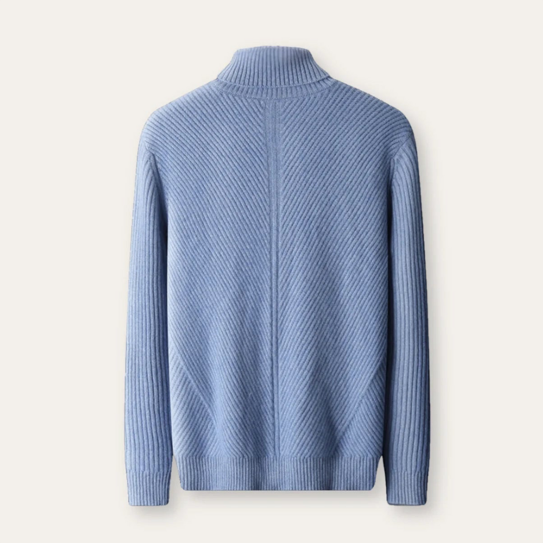 Elia – Dolcevita a coste in cashmere e lana