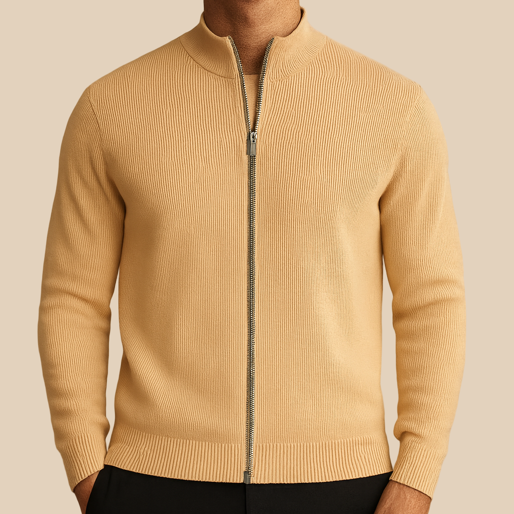 Giacca con Zip a Costine Marcivo