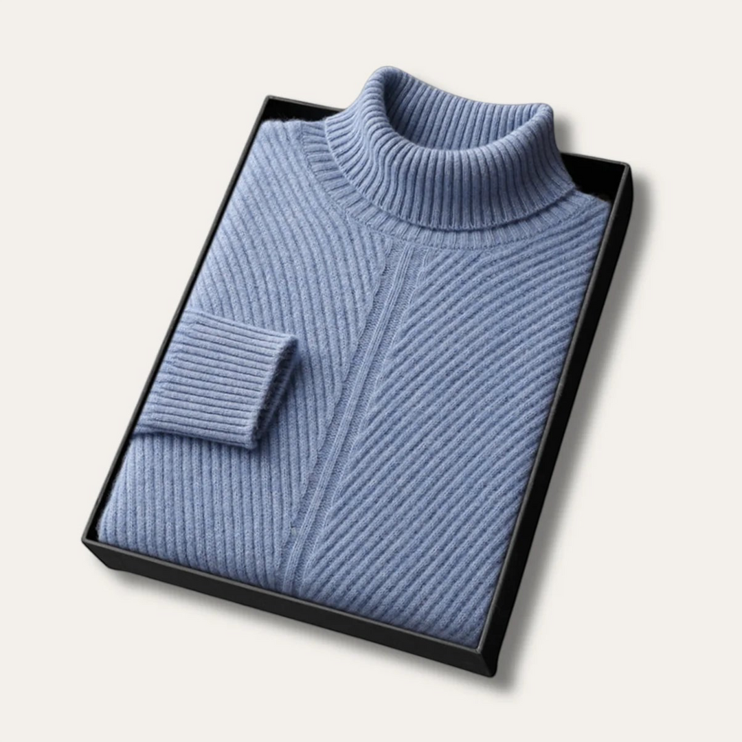 Elia – Dolcevita a coste in cashmere e lana