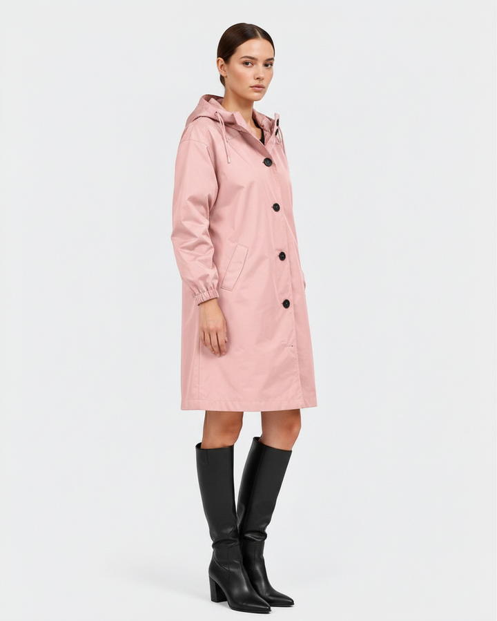 FULVIA – Giacca oversize con cappuccio e tasche