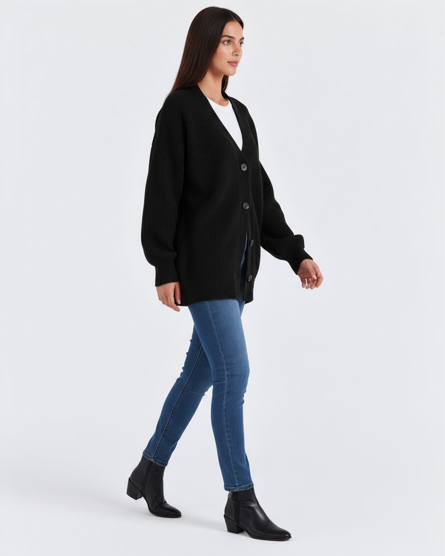 LAURA – Cardigan con scollo a V