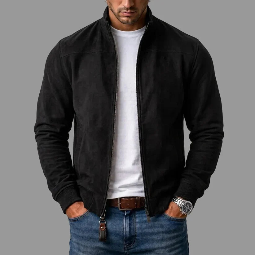 LUCA - Giacca Bomber in Camoscio