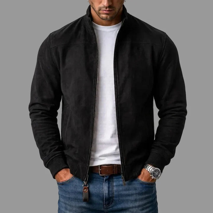 LUCA - Giacca Bomber in Camoscio