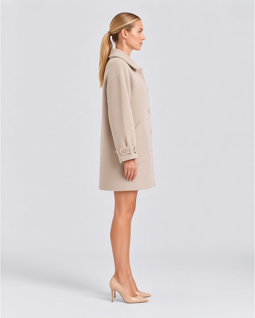 MARTINA – Cappotto corto con tasche