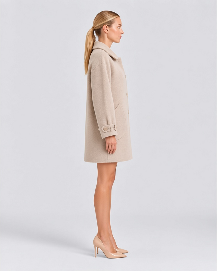 MARTINA – Cappotto corto con tasche
