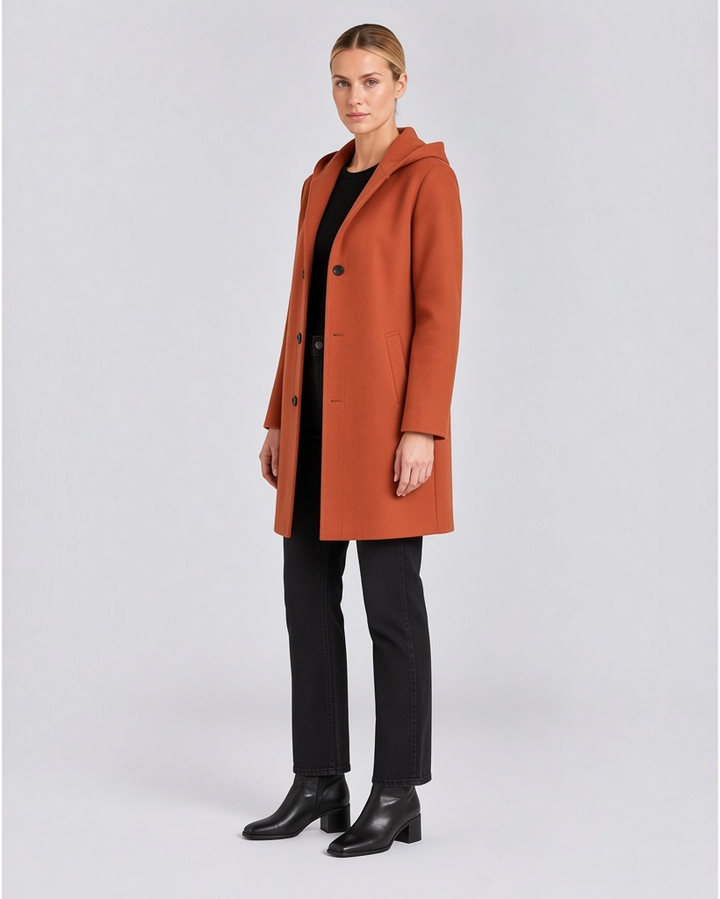 ANNETTA – Cappotto corto con bottoni