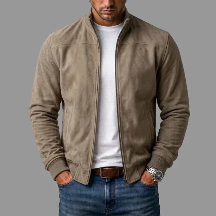 LUCA - Giacca Bomber in Camoscio