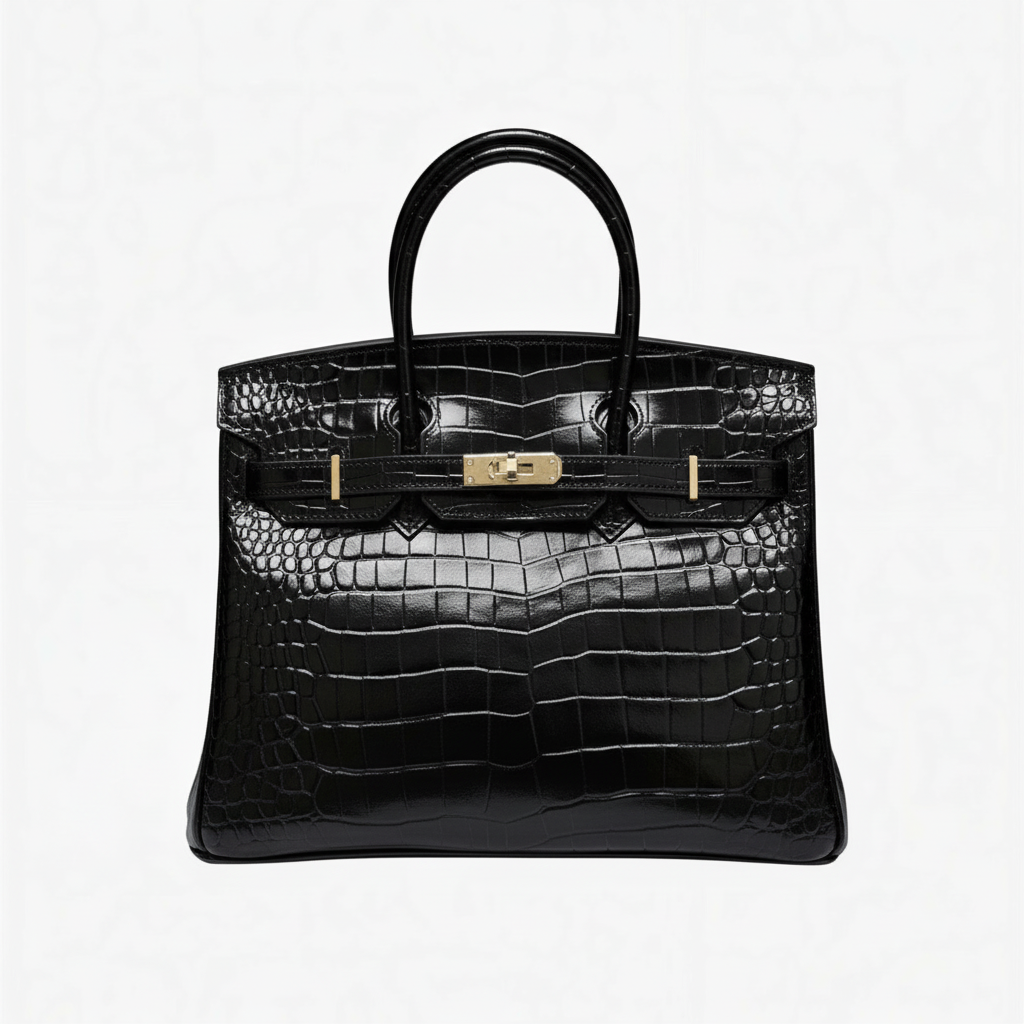 LUDOVICA – Borsa tote effetto coccodrillo