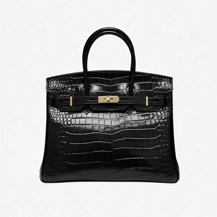 LUDOVICA – Borsa tote effetto coccodrillo