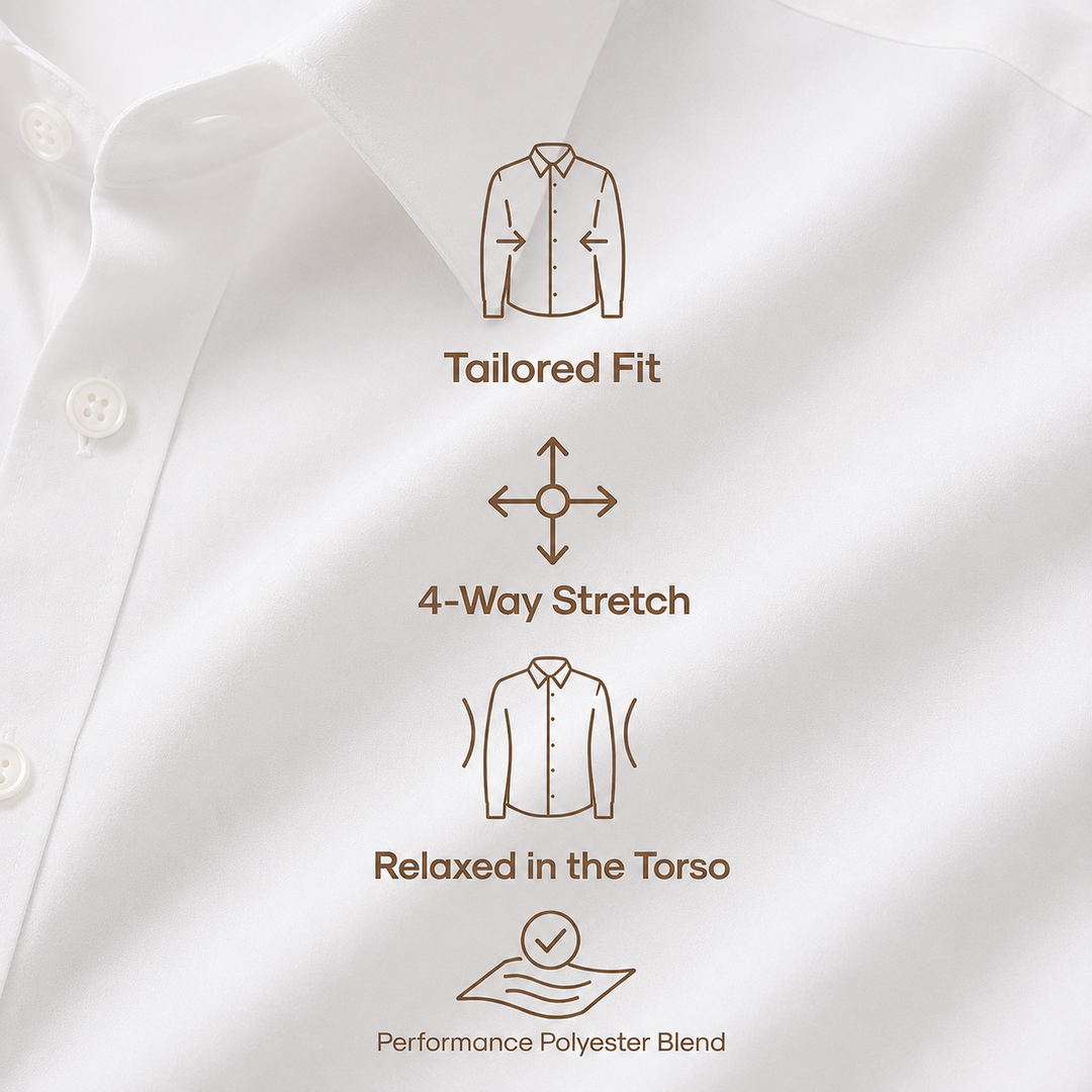 Camicia Stretch su Misura a Manica Corta