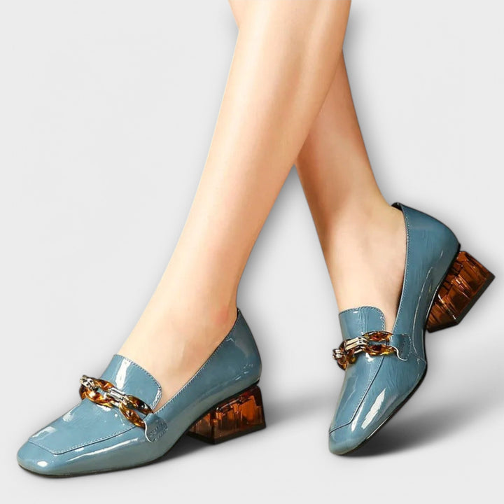 Gaia – Mocassino con tacco