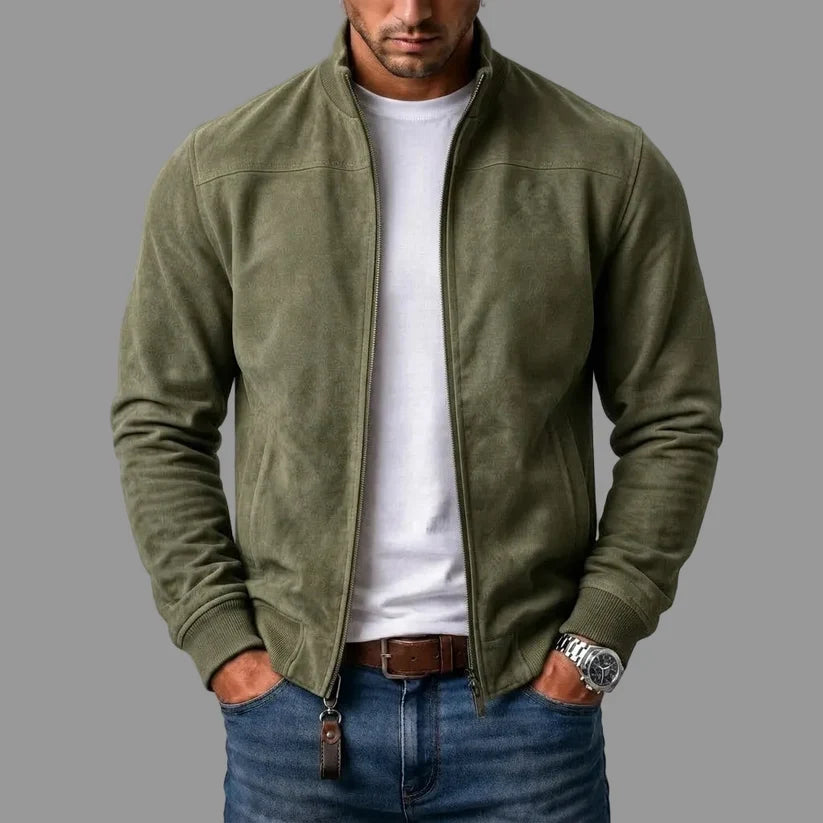 LUCA - Giacca Bomber in Camoscio