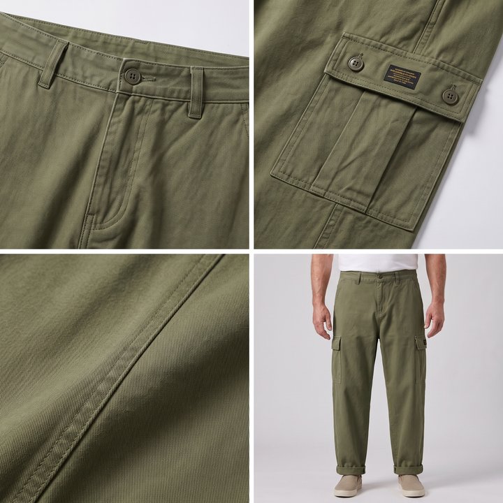 ROMOLO - Pantaloni cargo vintage