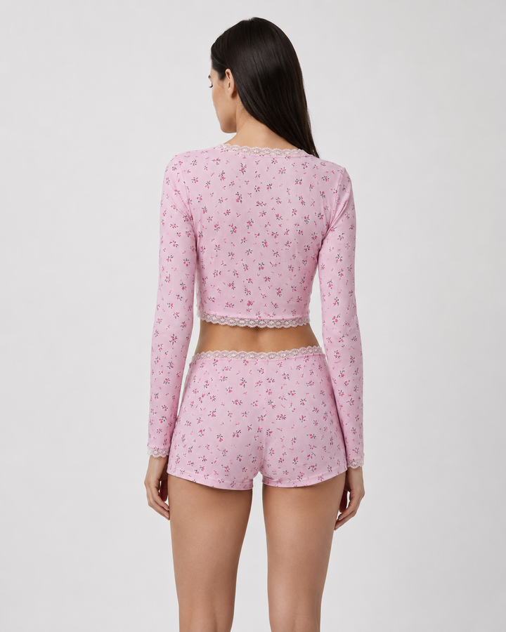 CARLOTTA – Set pigiama floreale