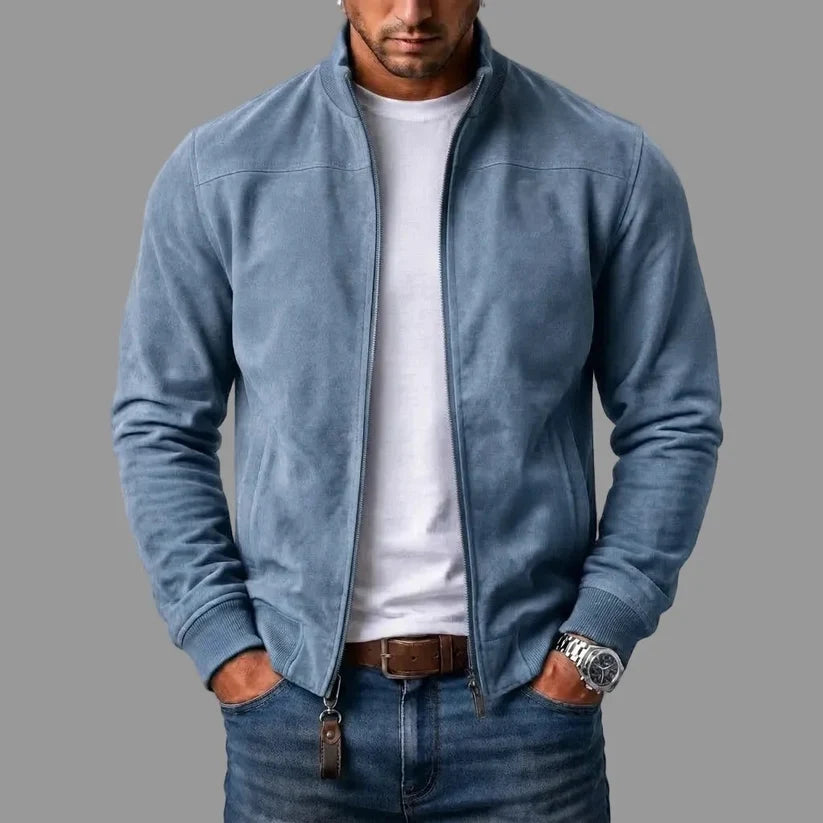 LUCA - Giacca Bomber in Camoscio