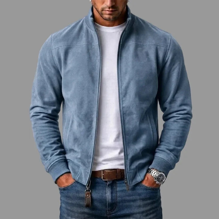 LUCA - Giacca Bomber in Camoscio