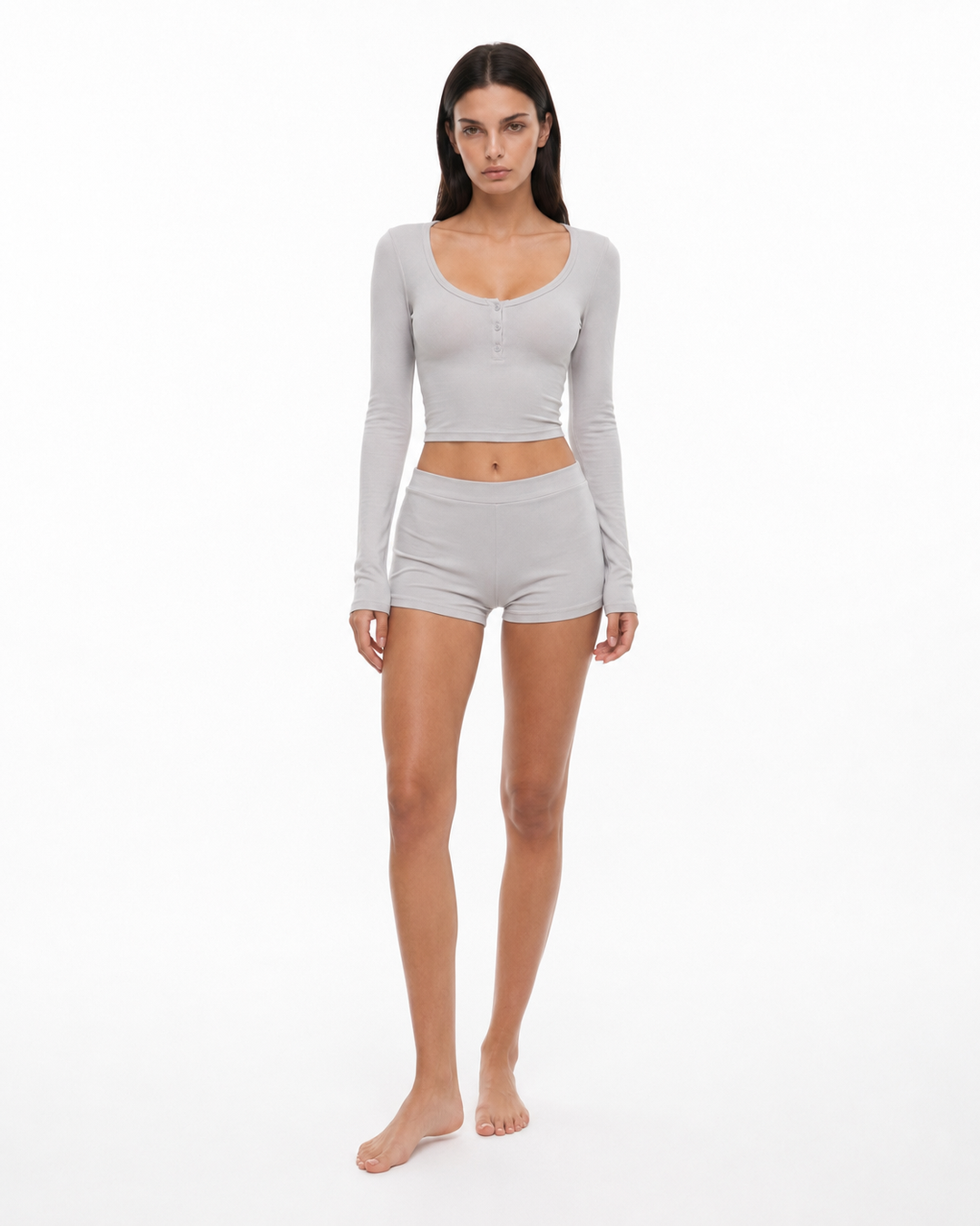 GRAZIELLA – Set Henley con pantaloncini