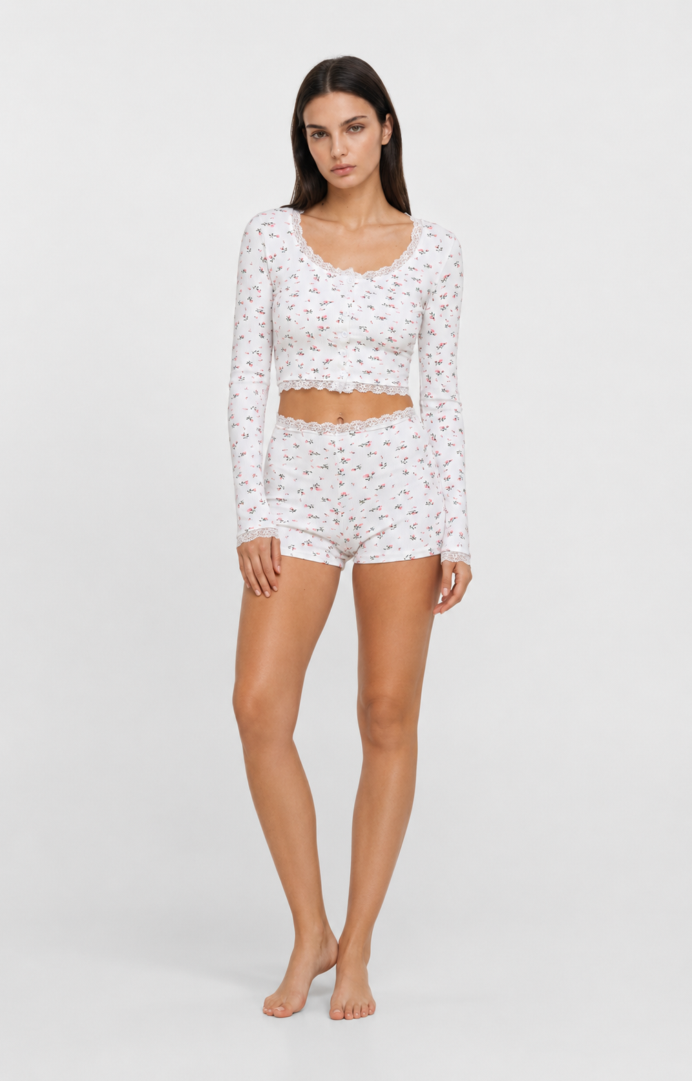 CARLOTTA – Set pigiama floreale