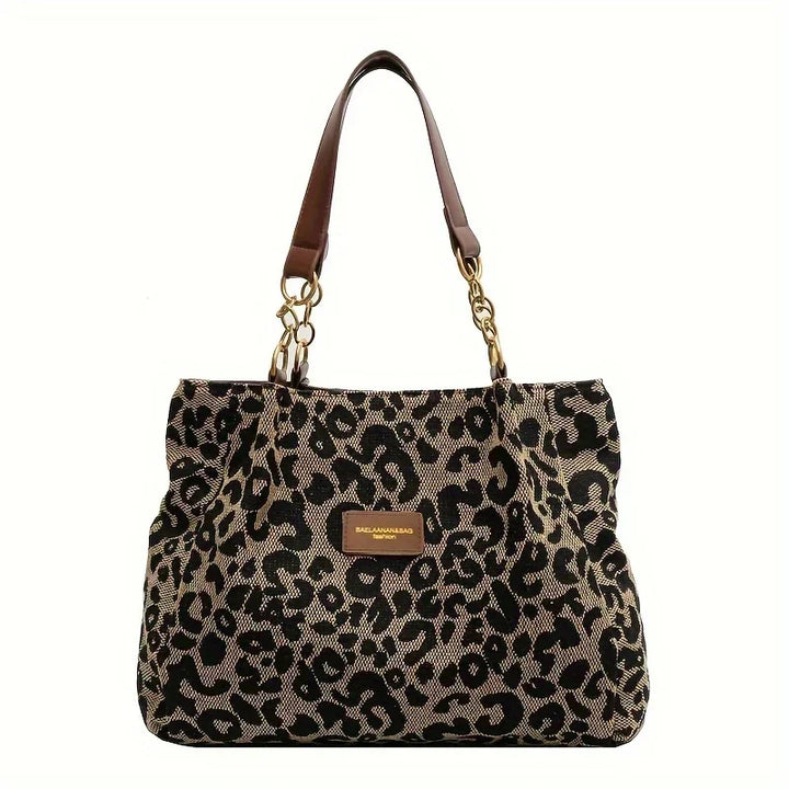 Maria – Borsa tote stampa leopardata
