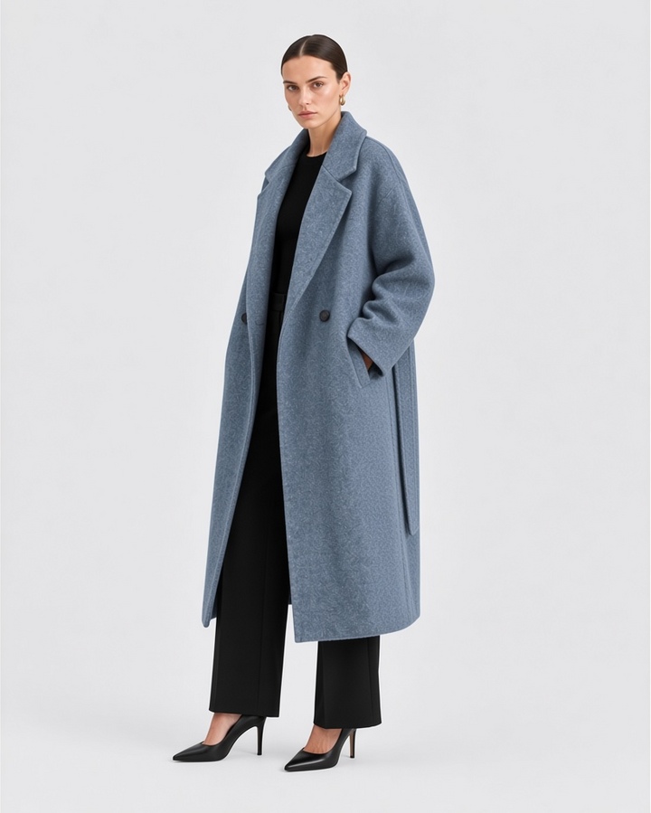 GENOVEFFA – Cappotto con collo ampio