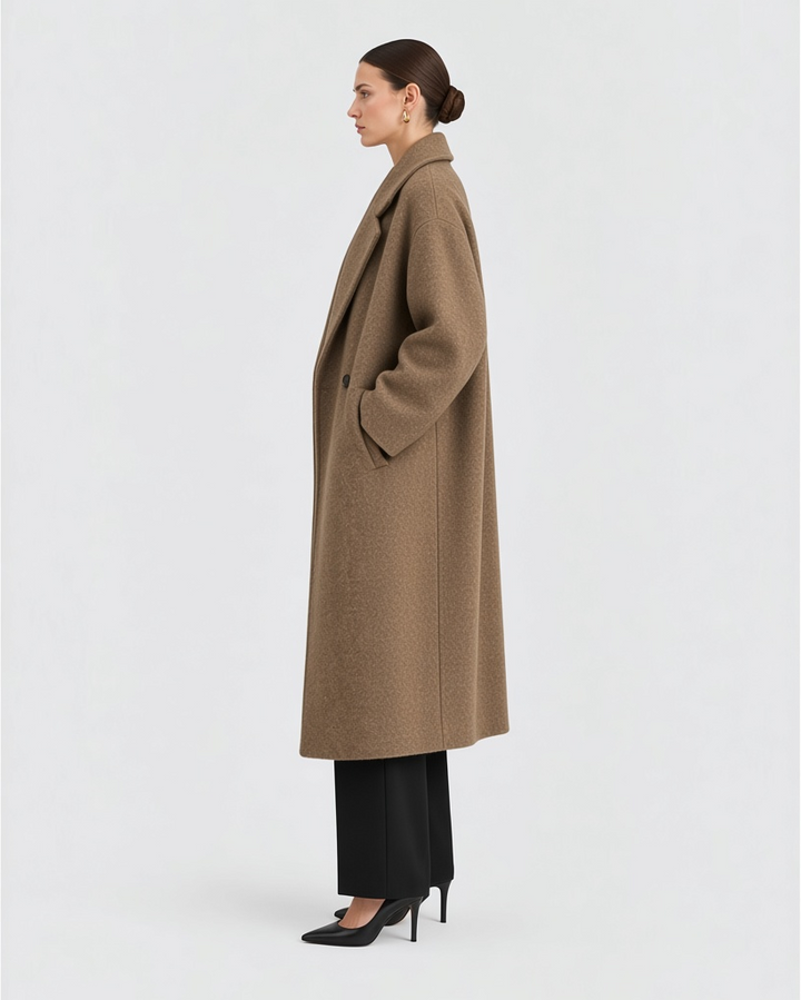 GENOVEFFA – Cappotto con collo ampio
