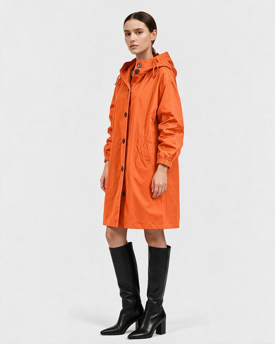 FULVIA – Giacca oversize con cappuccio e tasche