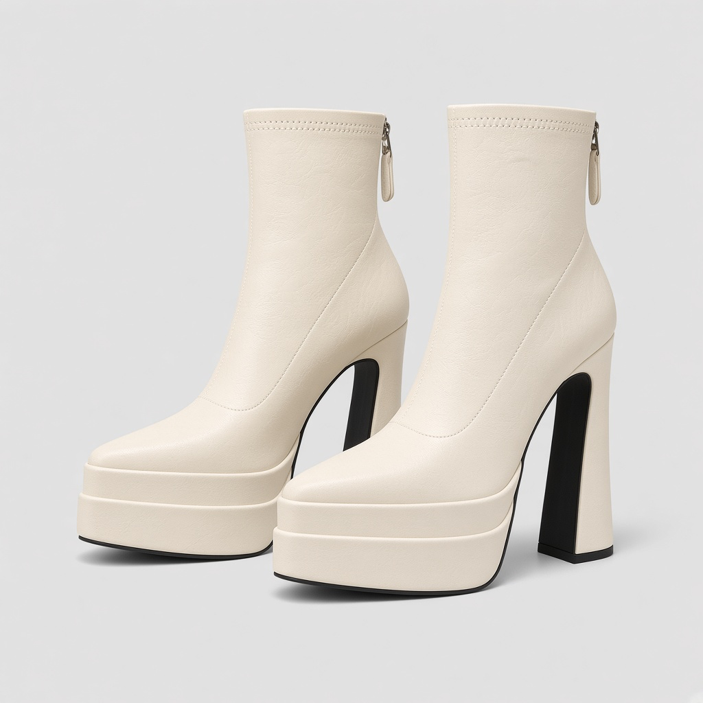 Caterina – Stivaletto con plateau