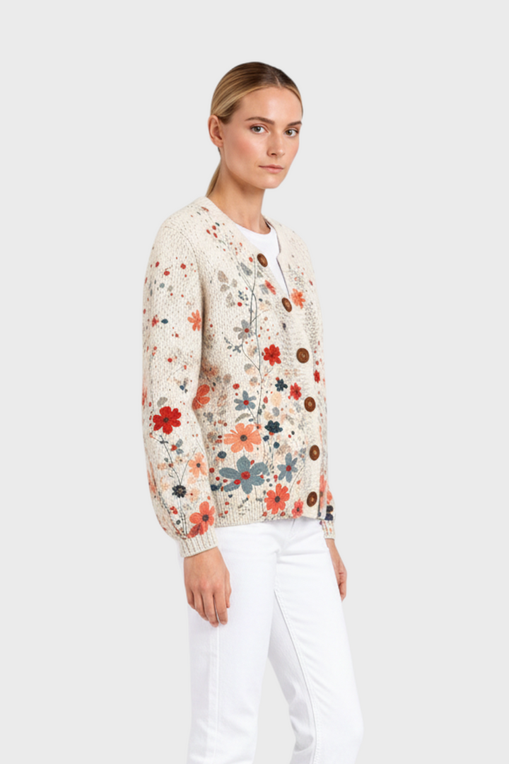 Gabriella – Cardigan con piccoli fiori