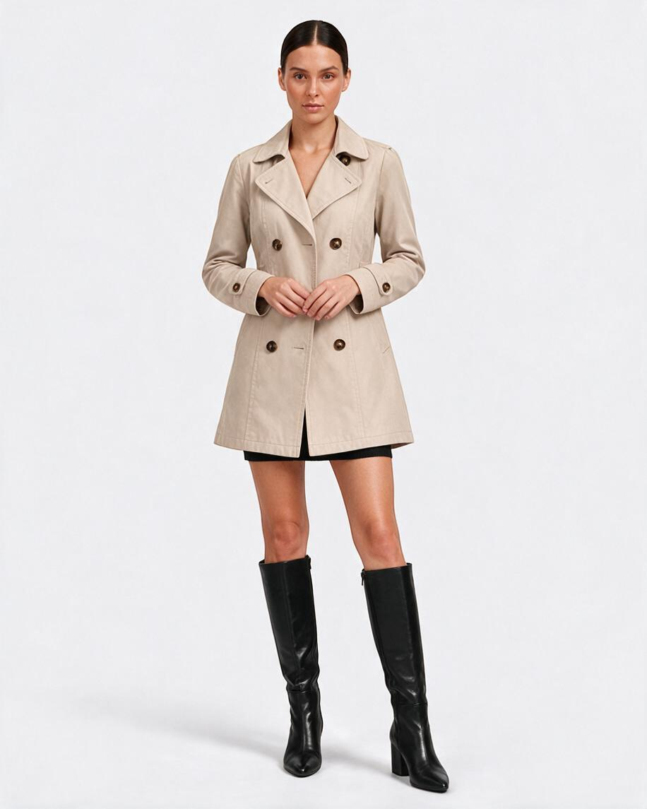 ANNUNZIATA – Trench svasato leggero