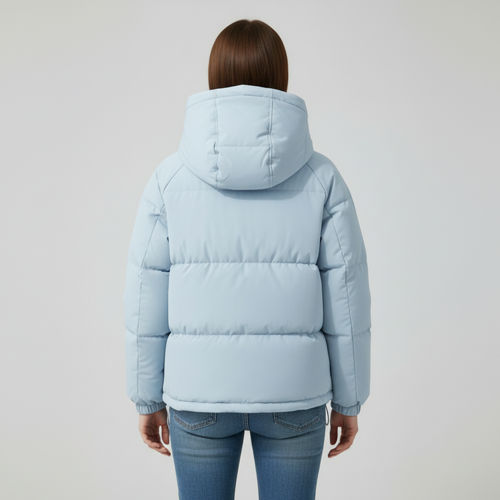 ELIDE, giacca imbottita con cappuccio – Luna Moda
