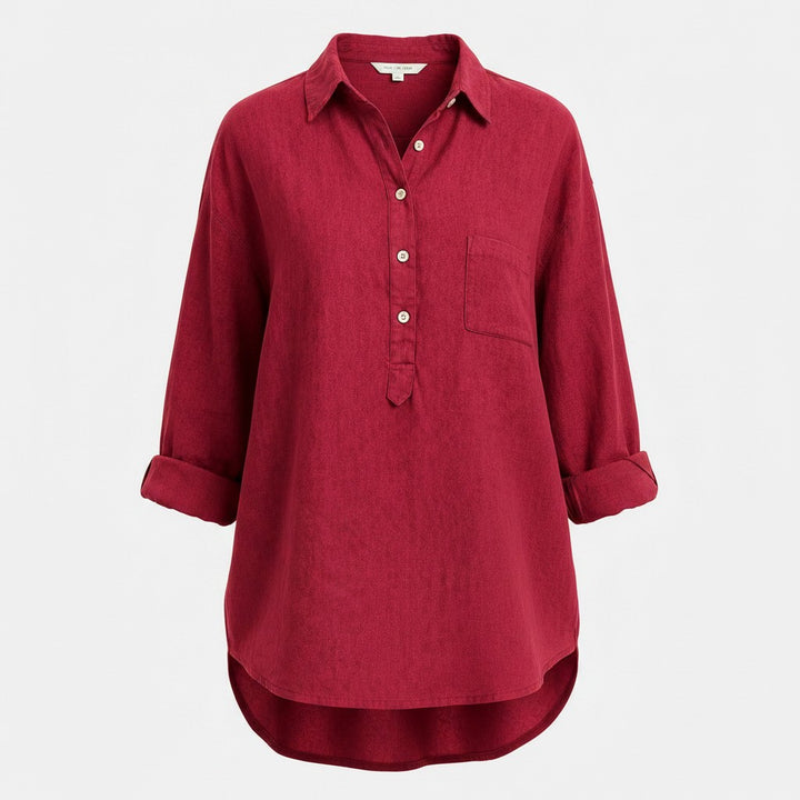 ANDREA – Camicia nera elegante oversize