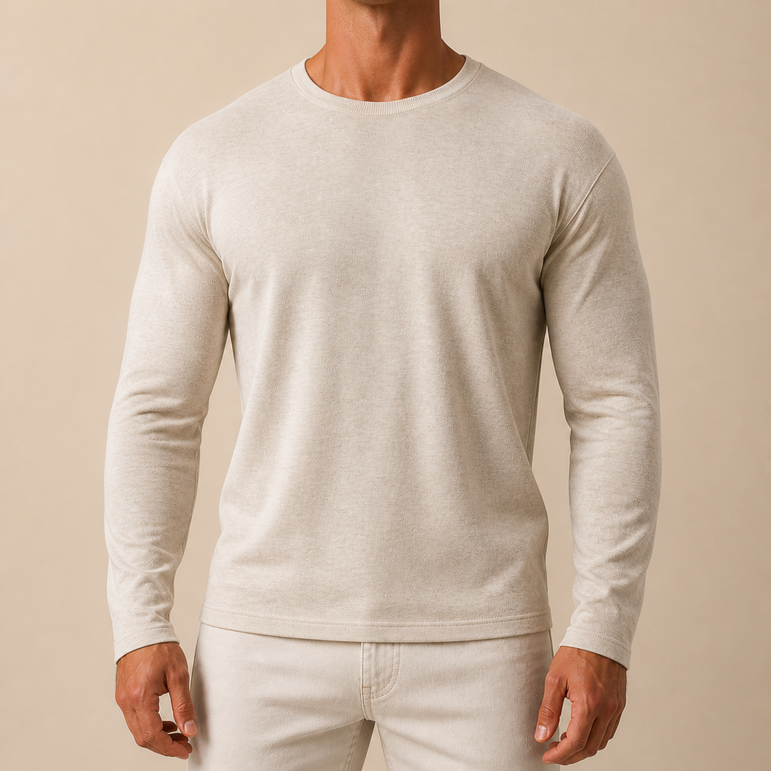 Maglione Essenziale in Lino e Cotone