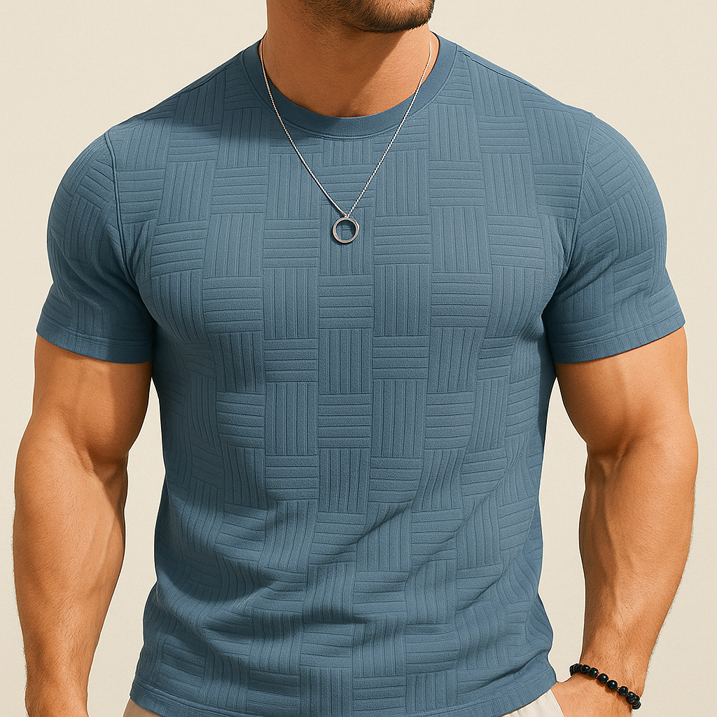 T-Shirt Sportiva Estiva da Uomo in Pile