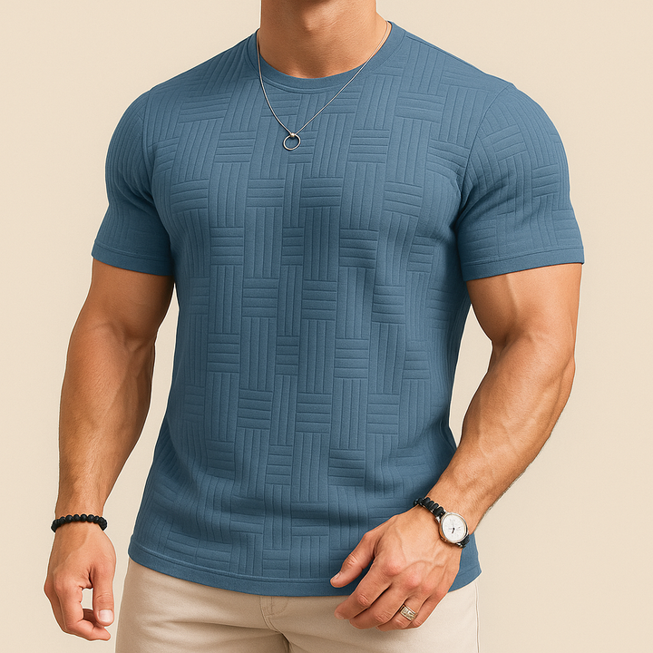 T-Shirt Sportiva Estiva da Uomo in Pile