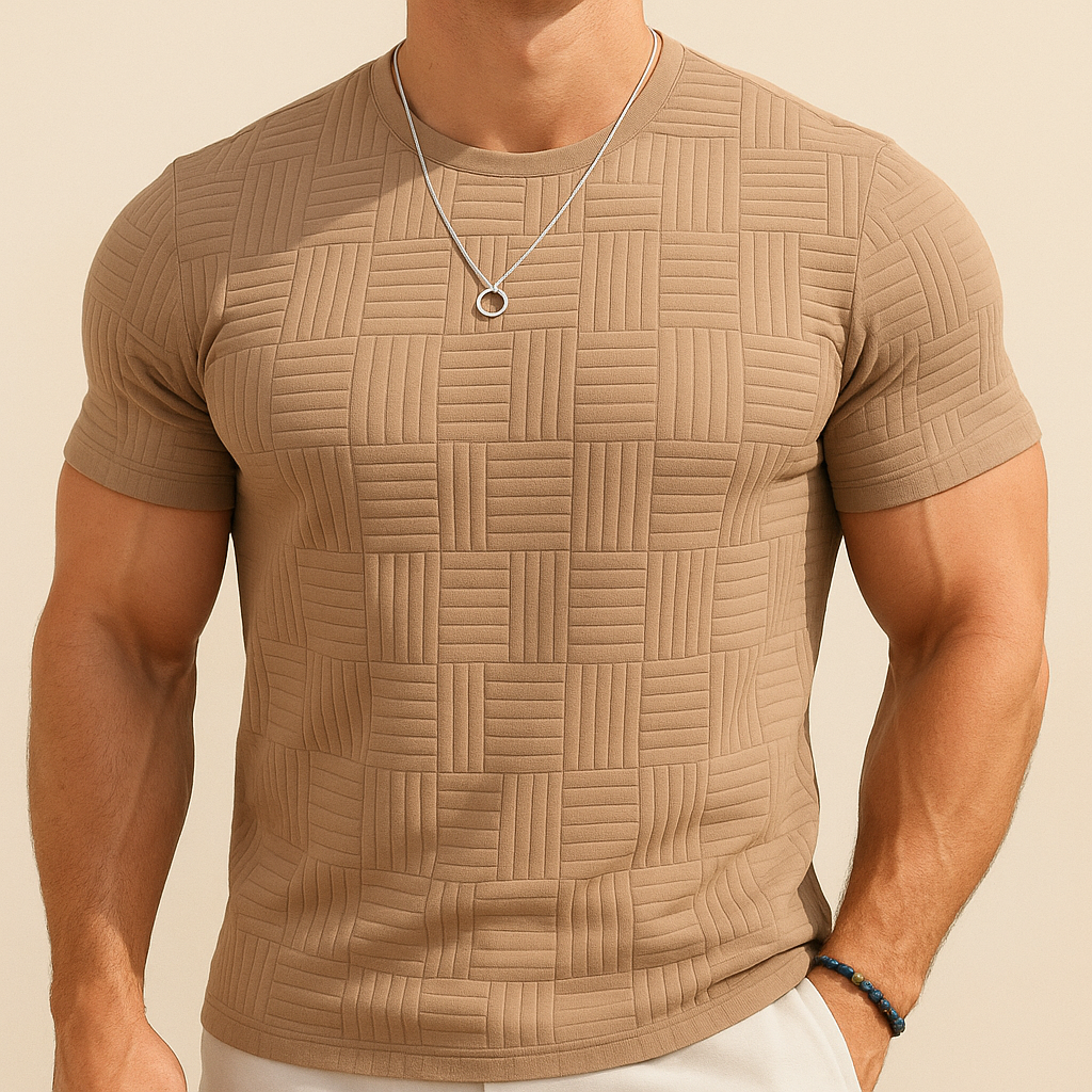 T-Shirt Sportiva Estiva da Uomo in Pile