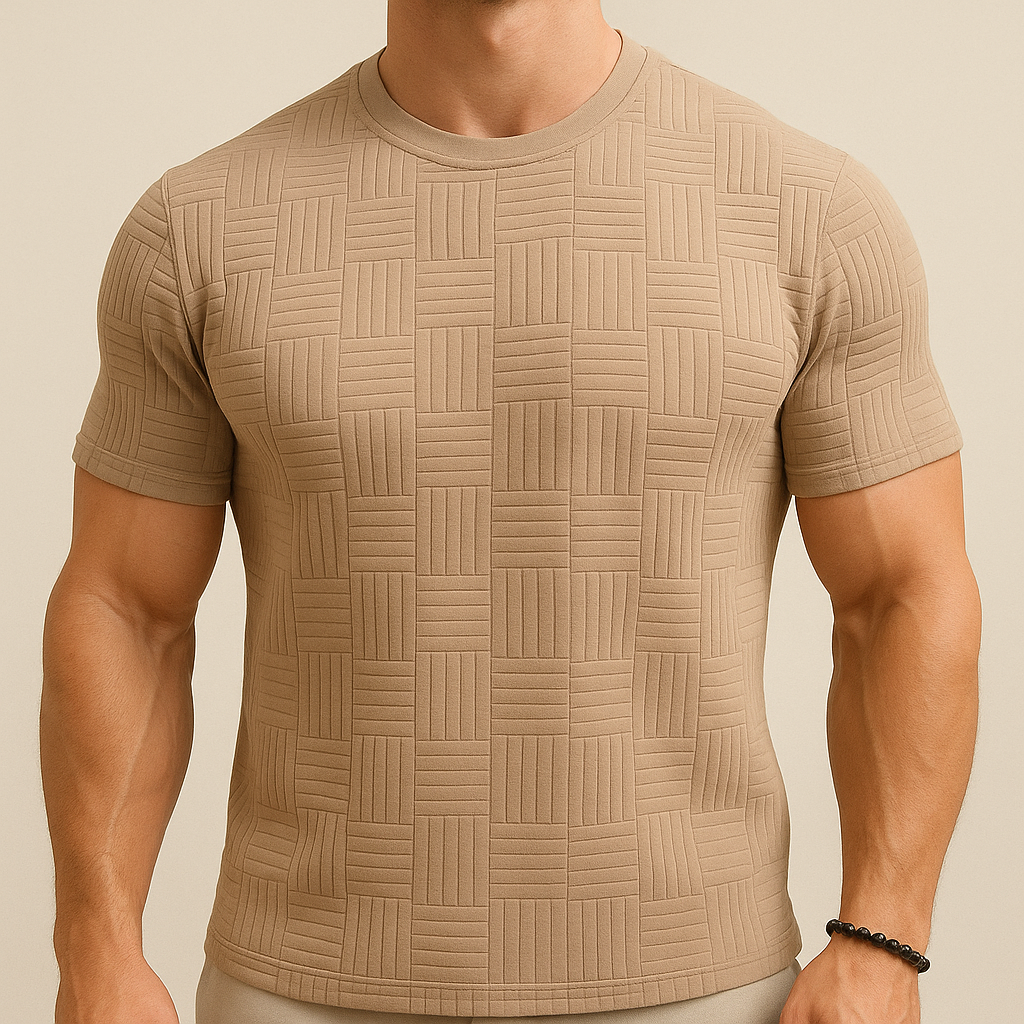 T-Shirt Sportiva Estiva da Uomo in Pile