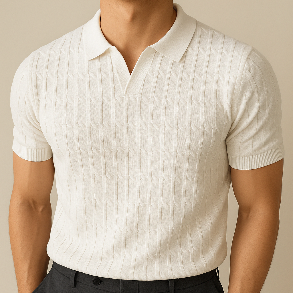 Polo shirt di lusso in maglia