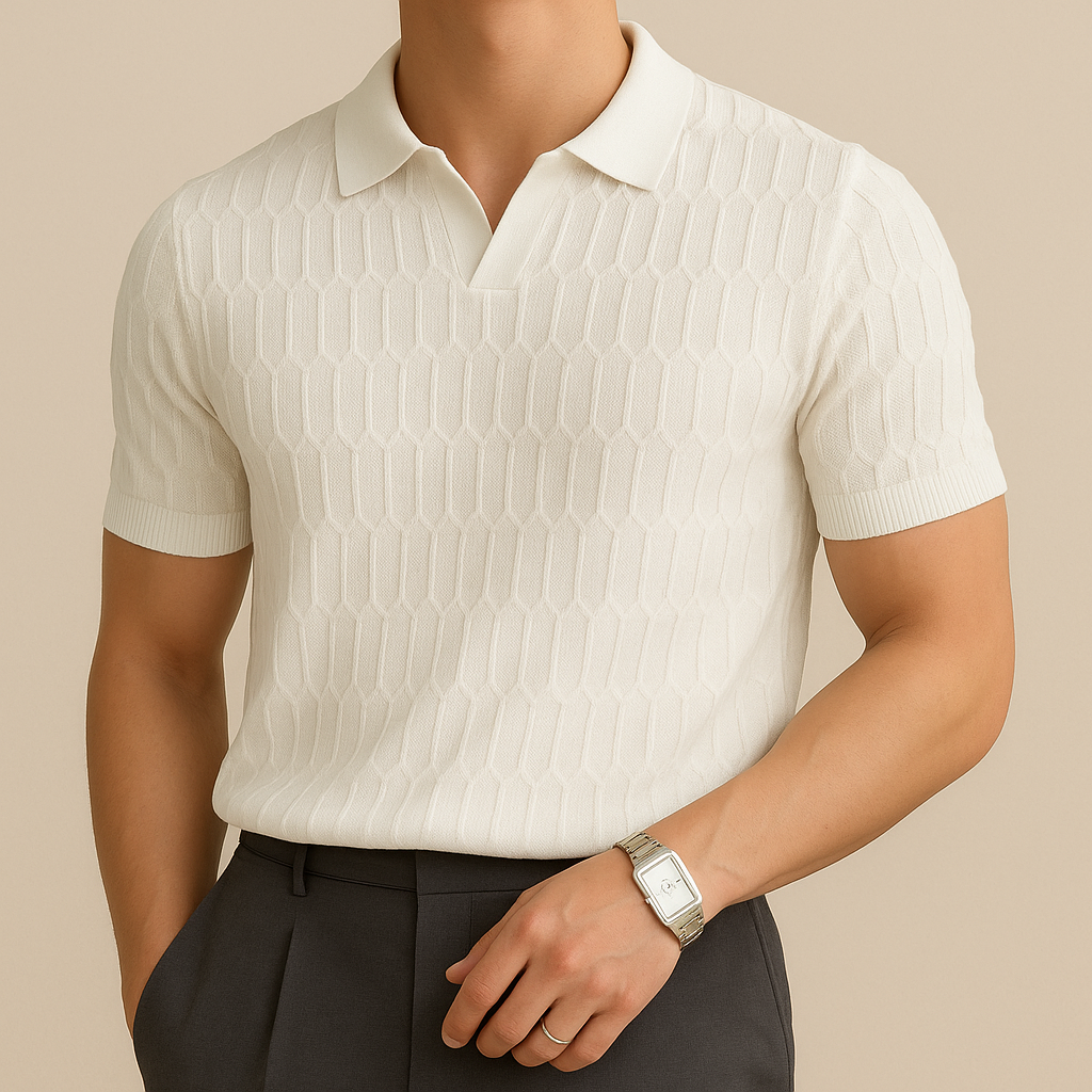 Polo shirt di lusso in maglia