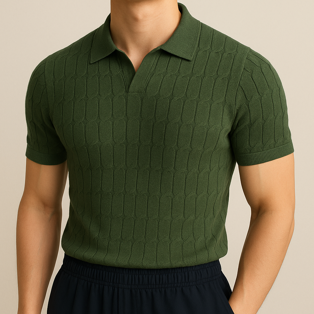 Polo shirt di lusso in maglia