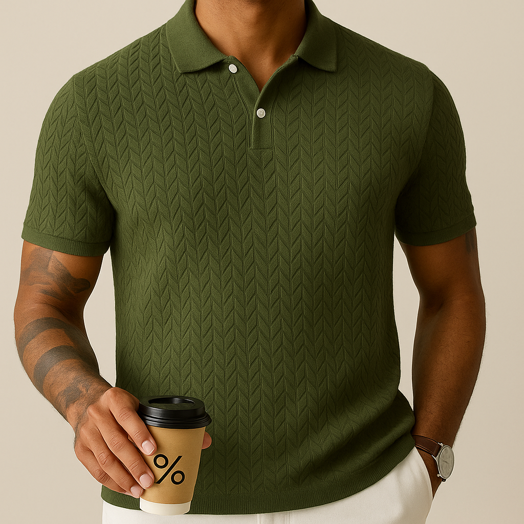 Polo da Uomo con Collo Moderno a Revers