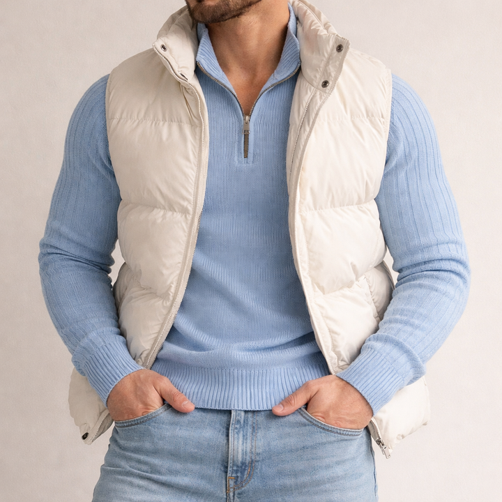 Gilet Puffer Trapuntato Premium