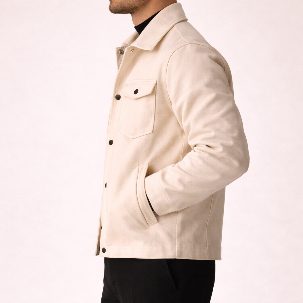 Giacca Utility Ecru Soft