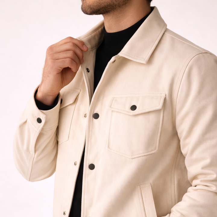 Giacca Utility Ecru Soft