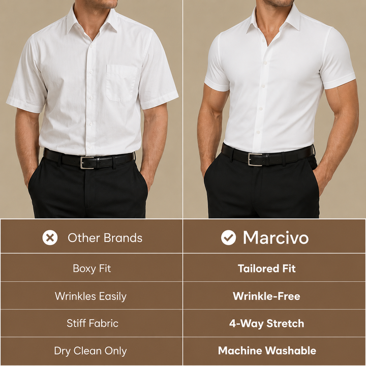 Camicia Stretch su Misura a Manica Corta