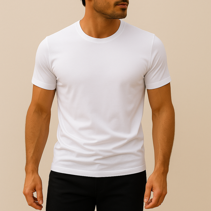 T-shirt in cotone slim fit da uomo