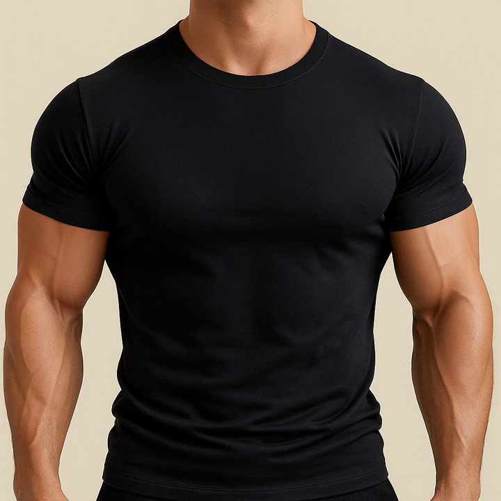 T-shirt in cotone slim fit da uomo